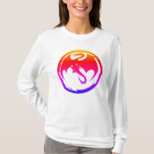 Neon Dragon, shirt met witte hoes (Voorkant)