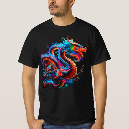 Neon Dragon T-shirt (Voorkant)