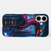 Neon Dragon-vlucht Case-Mate iPhone Case (Achterkant (horizontaal))