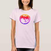 Neon Dragon vrouwen lichtroze T-shirt (Voorkant)