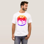 Neon Dragon White T-shirt (Voorkant volledig)
