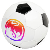 Neon Dragon wit voetbal (Drie kwart)