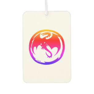 Neon Dragon witte auto luchtverfrisser