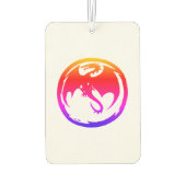 Neon Dragon witte auto luchtverfrisser (Achterkant)