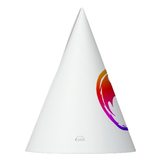 Neon Dragon witte petten Feesthoedjes (Links)