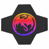 Neon Dragon zwart voetbal (Enkel)