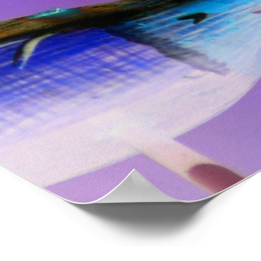 Neon Dragonfly Buddha Unity Quote Inspirerend Poster (Hoek)