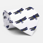 Neon Dragonfly Stropdas (Opgerold)