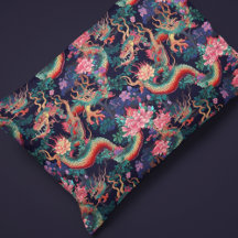 Neon Dragons en Flowers