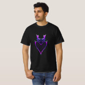 Neon draken kunst t-shirt (Voorkant volledig)