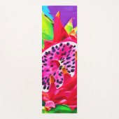 Neon Drakenfruit Pracht Yogamat (Voorkant)