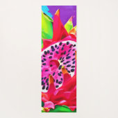 Neon Drakenfruit Pracht Yogamat (Achterkant)
