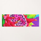 Neon Drakenfruit Pracht Yogamat (Voorkant (horizontaal))