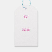 Neon Dread Protocol Cadeaulabel (Achterkant)