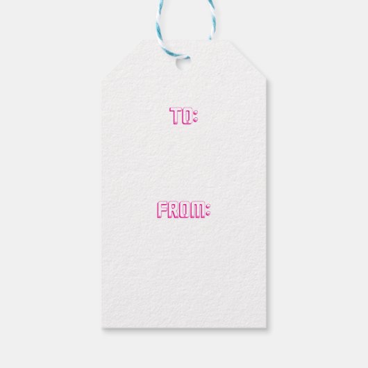 Neon Dread Protocol Cadeaulabel (Achterkant)