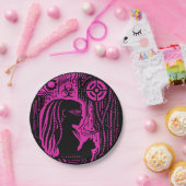 Neon Dread Protocol Papieren Bordje (Feest)