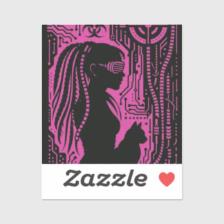 Neon Dread Protocol Sticker