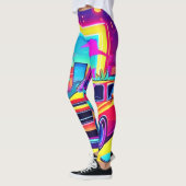 Neon Dream Car Escape Leggings (Links)