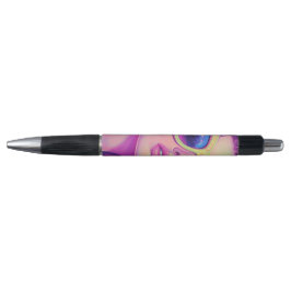 Neon Dream Girl met een bloemenzonnebril Pen