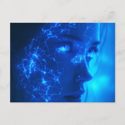 Neon Dreams Briefkaart (Voorkant)