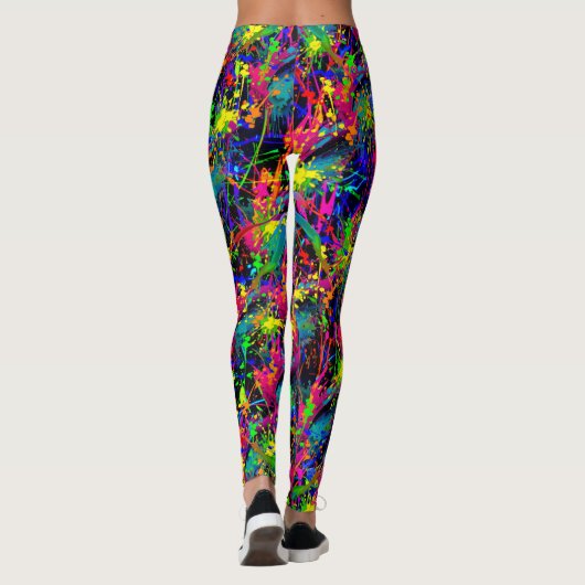 Neon Dreams CBDOilPrincess Leggings (Achterkant)
