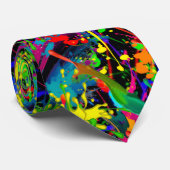 Neon Dreams CBDOilPrincess Stropdas (Opgerold)