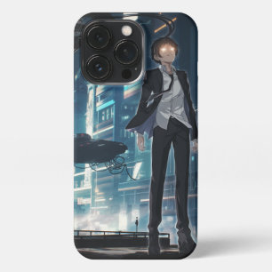 Neon Dreams: de eenzaamheid van cyberpunk iPhone 13 Pro Hoesje