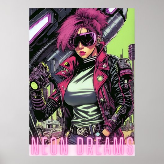 Neon Dreams Poster (Voorkant)