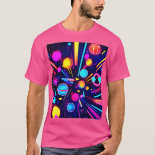 Neon Dreams - Psychedelische vormen en kleuren T-shirt