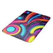 Neon Dreamscape Art Badmat (Gekanteld)