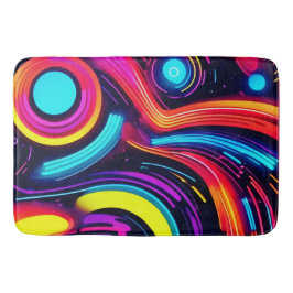 Neon Dreamscape Art Badmat