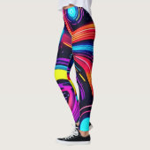 Neon Dreamscape Art Leggings (Links)