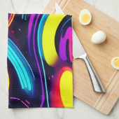 Neon Dreamscape Art Theedoek (Quarter Fold)