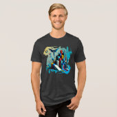 Neon Dreamscape - Digitale kunst T-shirt (Voorkant volledig)