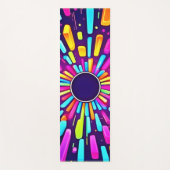 Neon Dreamscape: een psychedelische reis Yogamat (Voorkant)