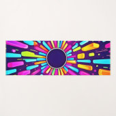 Neon Dreamscape: een psychedelische reis Yogamat (Voorkant (horizontaal))