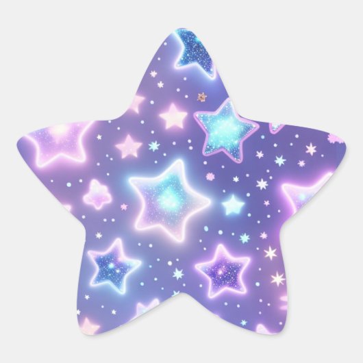Neon Dreamweaver Stars Stickers (Voorkant)