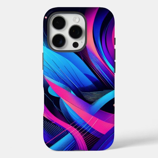 Neon Drift Case-Mate iPhone Case (Achterkant)