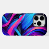 Neon Drift Case-Mate iPhone Case (Achterkant (horizontaal))