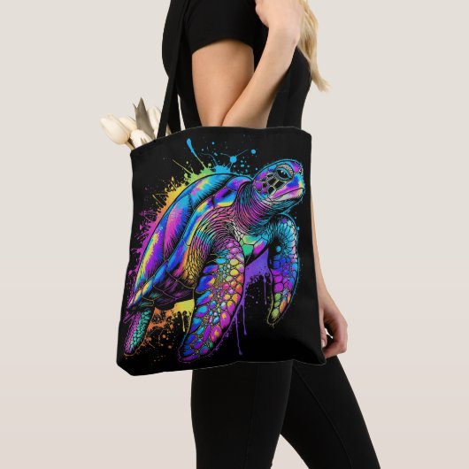 Neon Drift Tote Bag (Dichtbij)