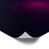Neon Dromen II Abstract Canvas | Chroom Wanddecora Poster (Hoek)
