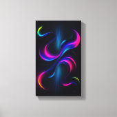 Neon Dromen III Galerij Kunst | Modern Abstract Canvas Afdruk (Voorkant)