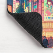 Neon Dromen van Shibuya Muismat (Hoek)