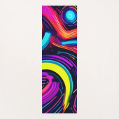 Neon Droomlandschap Kunst Yogamat (Voorkant)