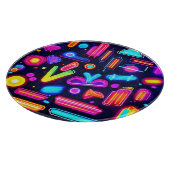 Neon Droomlandschap Symfonie Snijplank (Hoek)