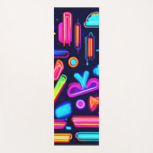 Neon Droomlandschap Symfonie Yogamat (Voorkant)