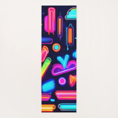 Neon Droomlandschap Symfonie Yogamat (Achterkant)
