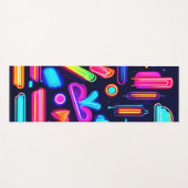 Neon Droomlandschap Symfonie Yogamat (Voorkant (horizontaal))