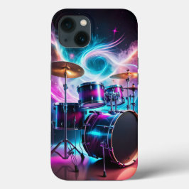 Neon Drums muziekliefhebber Case-Mate iPhone Case