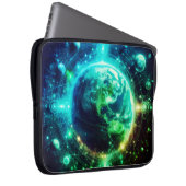 Neon Earth and Her Siblings on 15" Electronics Bag Laptop Sleeve (Voorkant Rechts)